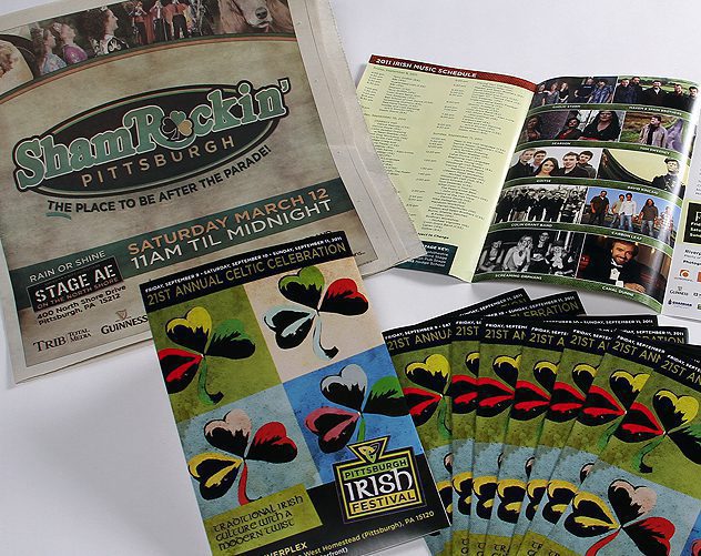 pittsburgh irish festival print design