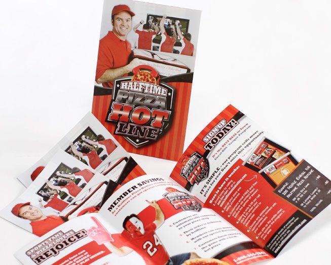 half time pizza branding package by ocreations in pittsburgh