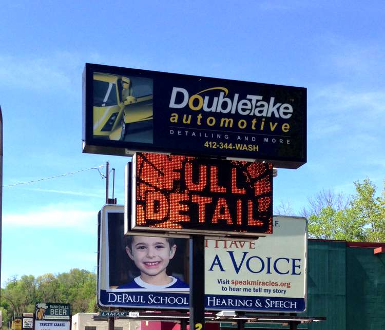 Double Take Automotive Exterior Sign
