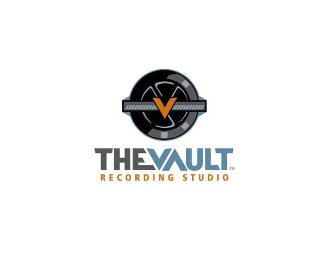 The Vault Recording Studio Logo Design