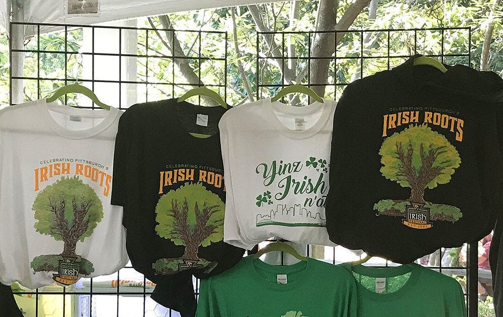pittsburgh Irish festival Creative-apparel logo design