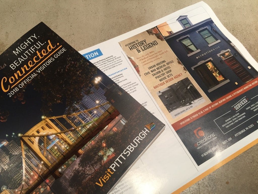A preview of the OVG cover and our Prizum Creative ad in the publication.