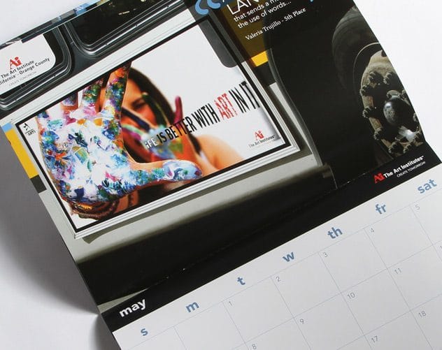 Publication Design Art Institute Calendar