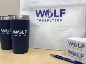 Wolf Consulting branded office