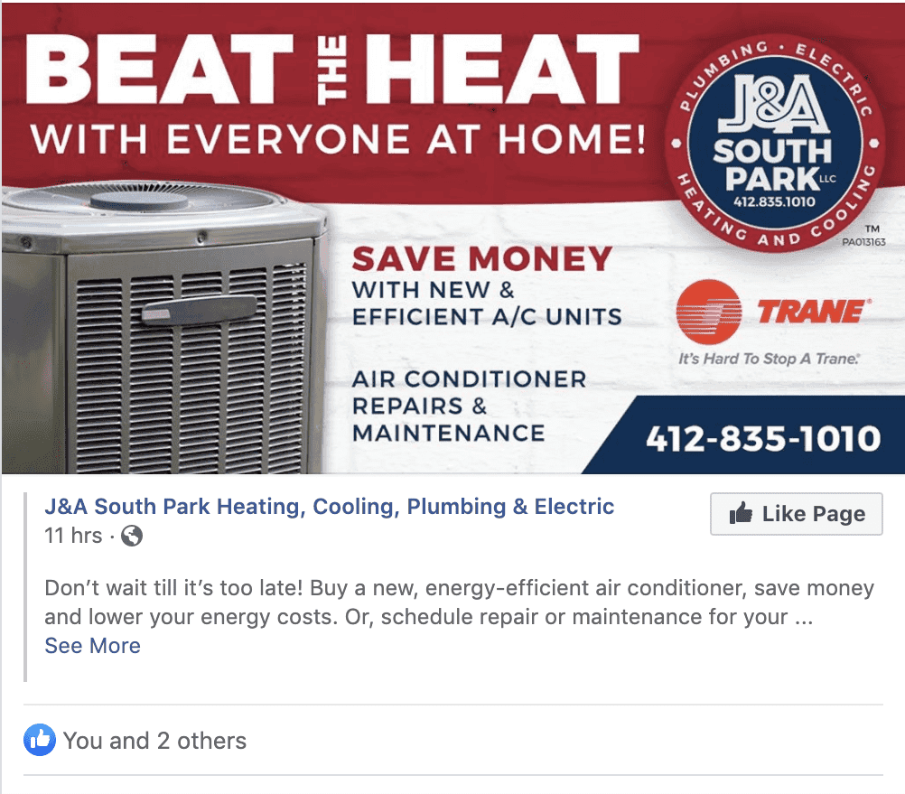 J&A Beat the Heat Digital Campaign