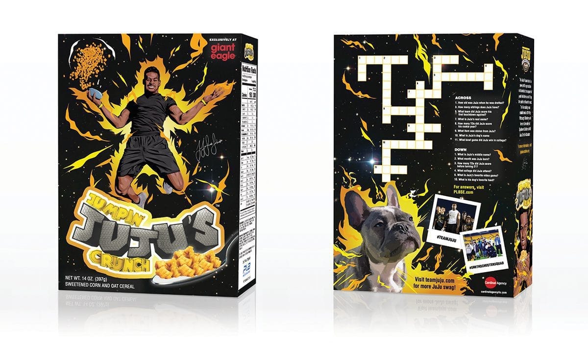 jumpin juju cereal box mockup