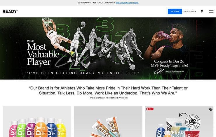 Ready Nutrition Website