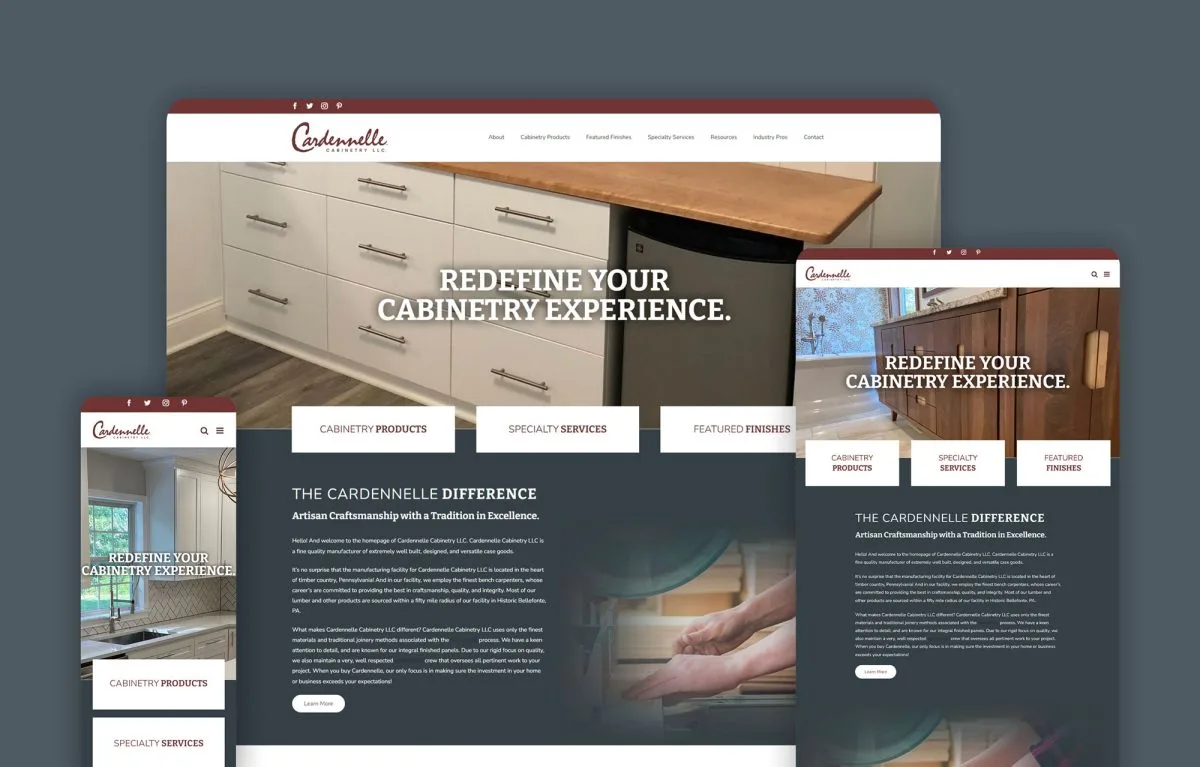Cardenelle - Web Design & Development