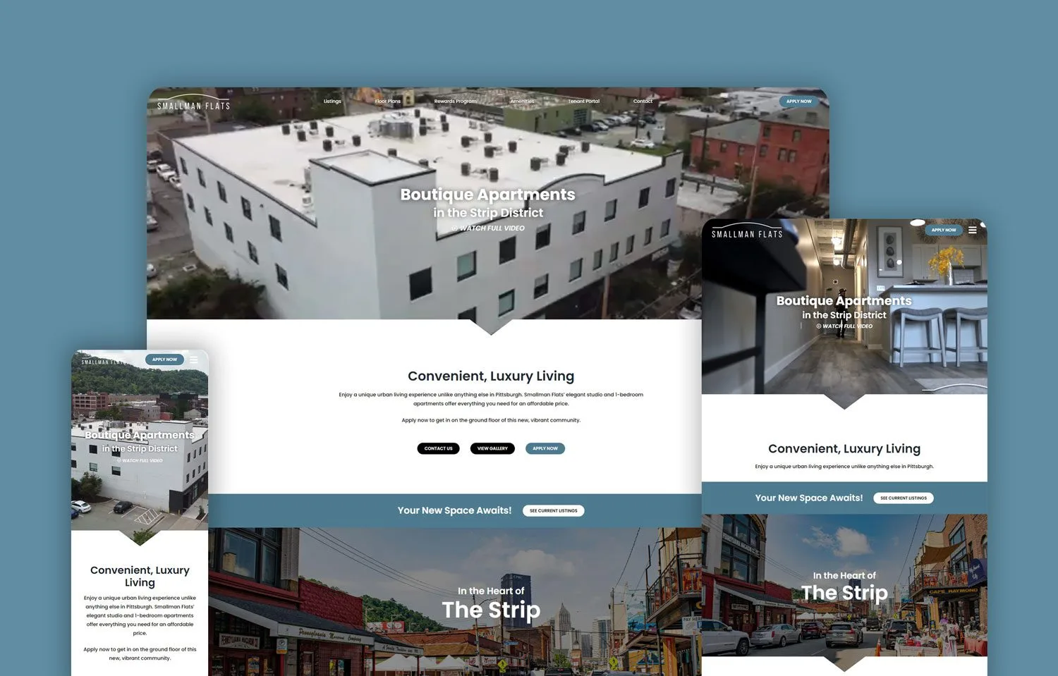 Prizum Web Development Smallman Flats