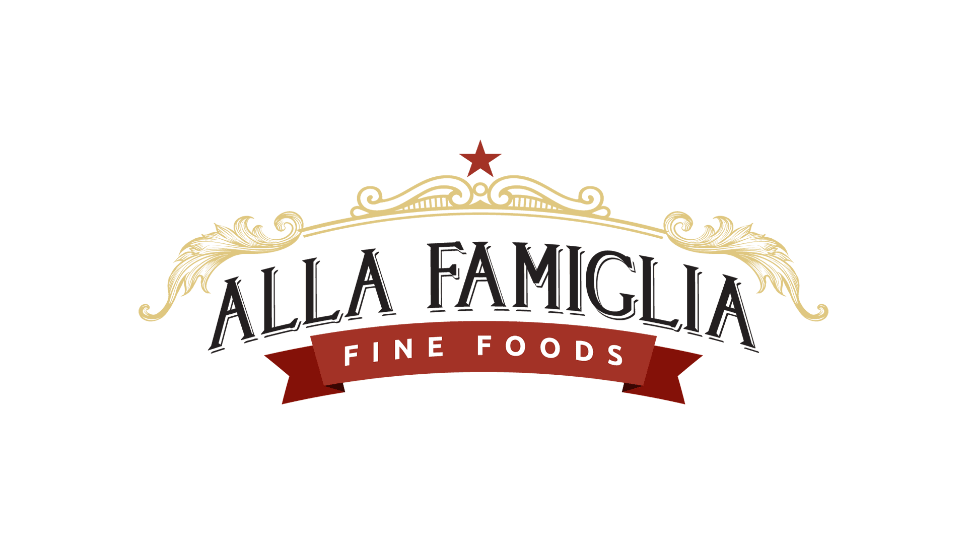 Portfolio Branding Logos ALLA FAMIGLIA FINE FOODS