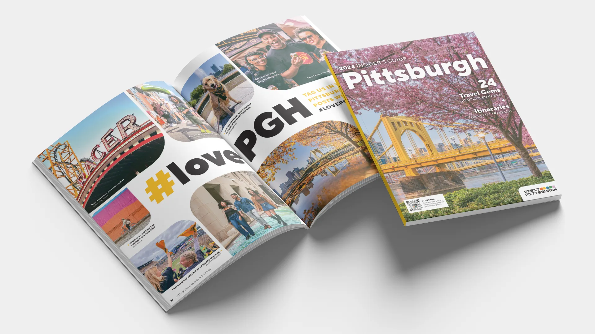 Print Publications VPGH 2024 Insiders Guide Book Design Pittsburgh
